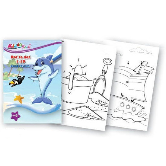Pontösszekötő színező - Kiddo Books